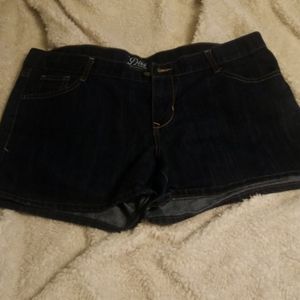 Denim shorts